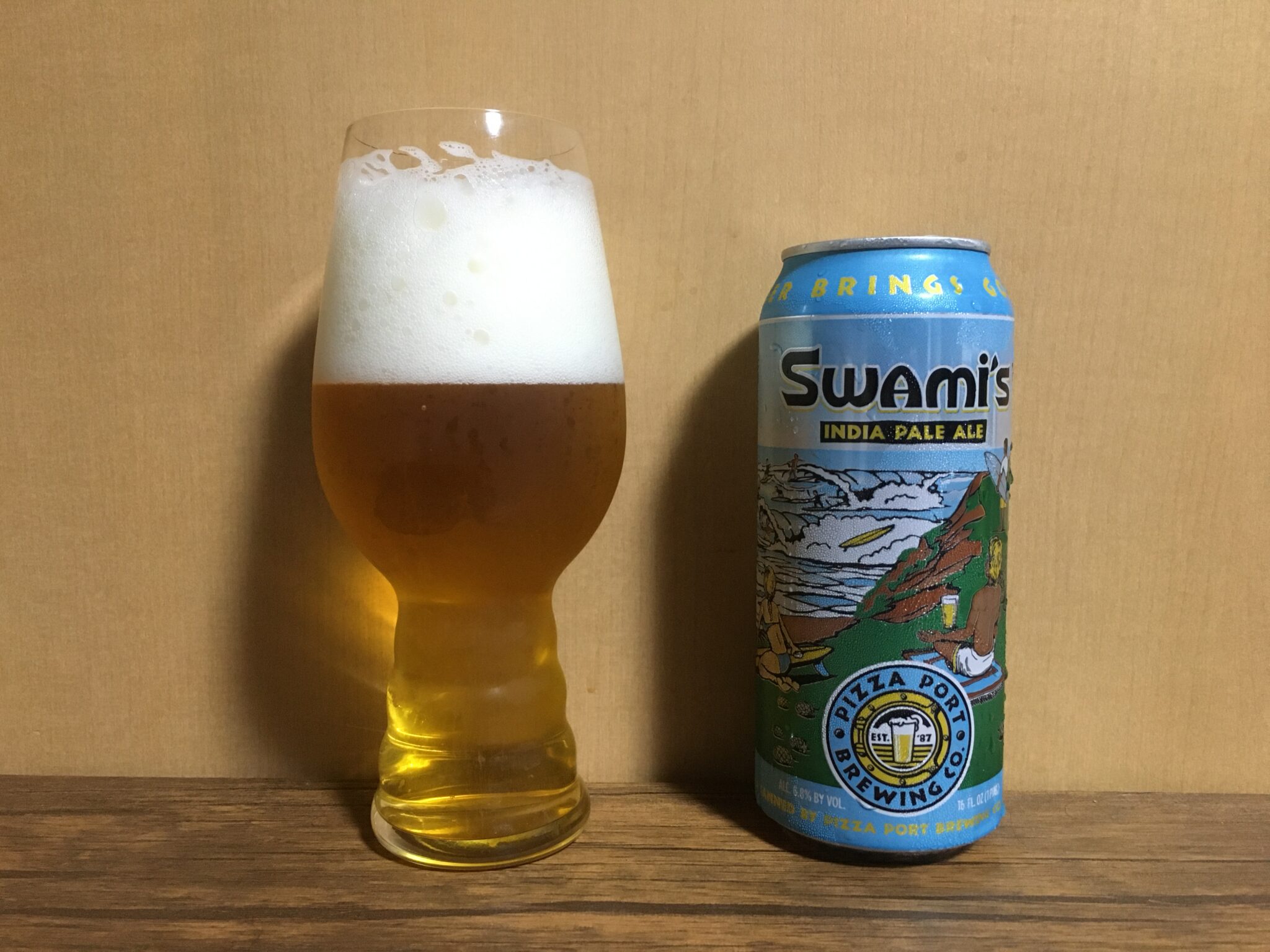 PIZZA PORT/Swami’s IPA（ピザポート/スワミズIPA）感想 | 来世はタニシになりたい